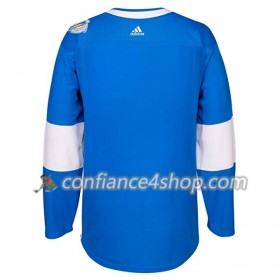 Adidas Maillot de Hockey Finlande Blank Coupe du monde de hockey sur glace 2016 Bleu Premier - Homme